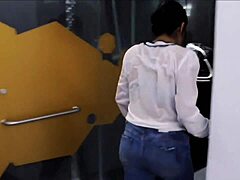 Latina Receptionist Pounded Hard