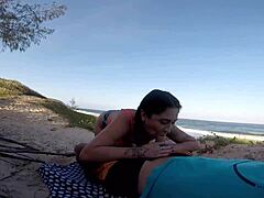 Sumaya and Joy's daring beach solo