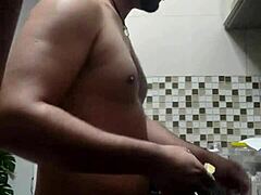 Steamy Gay Moment During Dishwashing