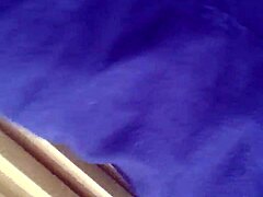 Nylon skirt's upskirt panty tease