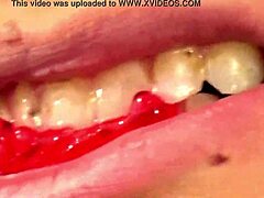 Mouth full of fetish candy?