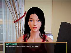 Cartoon Ass Tease in Family Tale