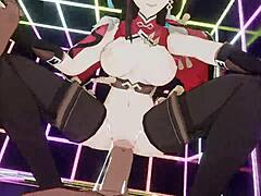Masked Femdom Dominates in 3D Fantasy