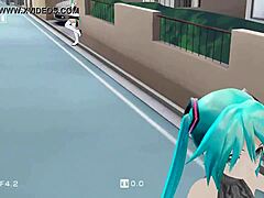 Hatsune Miku's 3D nude dance