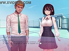 Schoolgirl’s Teasing Blowjob Game