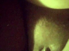 Close-up pounding for redbone amateur