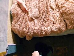 wild night with young party beauty