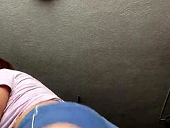 Ginger adult dancer enjoys 69 degree angle