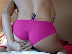 blonde rips clothes for fierce toy masturbation