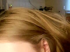 Blonde Teen's Deepthroat Stuns Her Friend