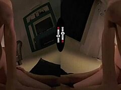Rip panties off in dark room VR