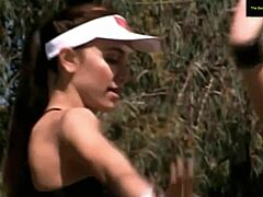 Latina beauties thrill in group