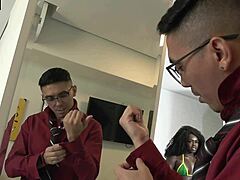 Latina Teen’s Steamy Delivery Surprise