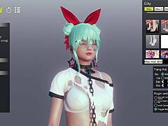 Steamy 3D Anime Solo Action