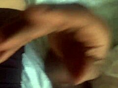frisky interracial duo on film
