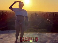 Outdoor Solo Bliss Turns Ecstatic