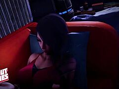 ada wong's passionate gratitude embrace