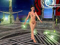 3D Indian Girl's Solo Surprise