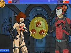 Anime ninja in steamy group action