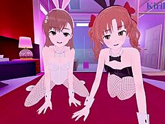 Mikoto's Thrilling 3D Passion