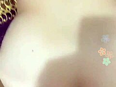 married couple in intimate webcam moments
