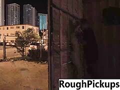Rough sex with sexy girl intensifies pickup passion.