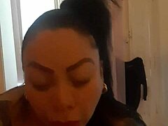 Amateur escort's stunning oral talent
