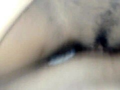 Brazilian teen shows black pussy