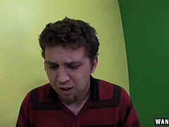 Skinny Riley Shy gets ebony facial