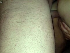 Milf’s pussy takes deep creampie load