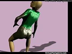 Virtual Red-Haired Striptease Awaits