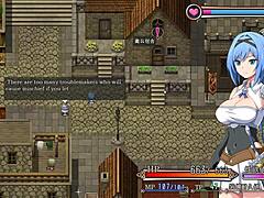 Nightmare knight paladin strokes herself with fierce desire