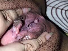 my creamy pussy leads to an incredible orgasm in this vertical video