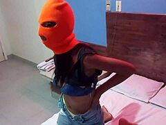 Stepdad seduces skinny stepdaughter on cam