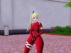 Lucy's 3D Hentai Curves Shine