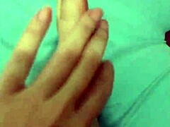 latina guy showing off his bare feet for you