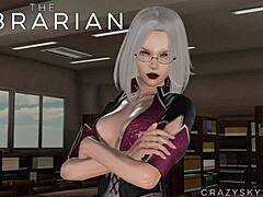 3D game features curvaceous librarian