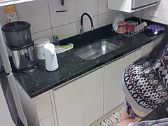 Lady's private kitchen indulgence