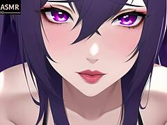 Asian beauty's empowering affirmations in anime