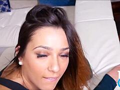 Petite Teen's Captivating POV Display