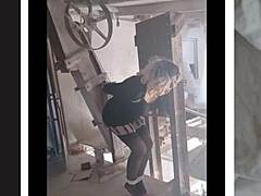 Gorgeous Shemale in Bondage Drama