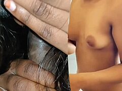 Desi College Girl Teases With Alluring Blowjob