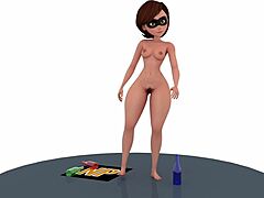 Stunning 3D nude with curves