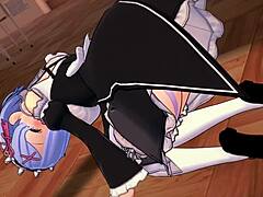 Japanese Maid in 3D Sensual Fun