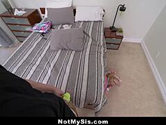 Petite Stepsister Overwhelmed by Passion