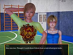 My new family introduces blonde teen