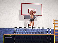 My new family introduces blonde teen