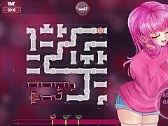 waifu secret teasing in hentai game