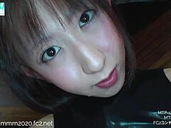 Asian amateurs cumming in a workshop