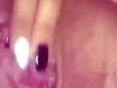 Wife Fingers Herself with Dildo Alone